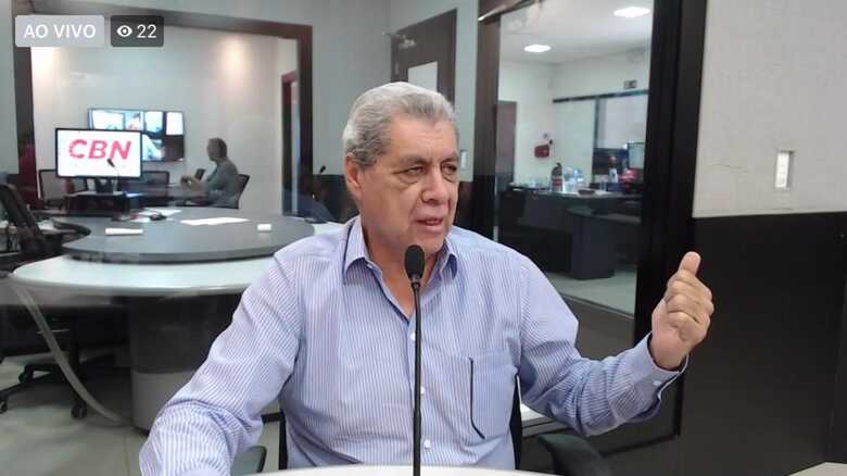 O ex-governador André Puccinelli em entrevista a rádio CBN Campo Grande
