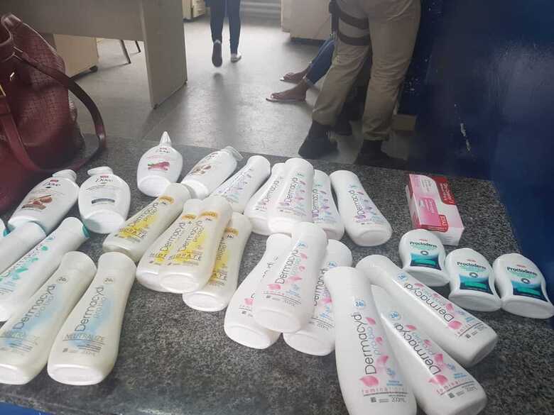 Os produtos totalizaram mais de R$ 700,00