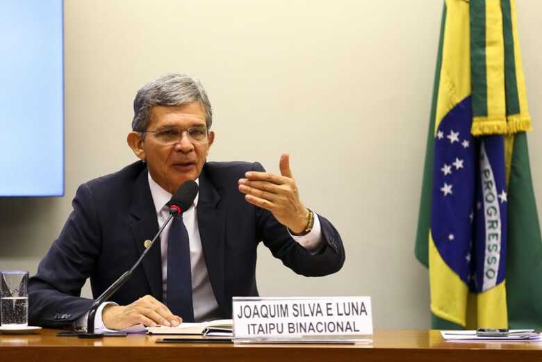 O diretor-geral da Itaipu Binacional, no lado brasileiro, Joaquim Silva e Luna