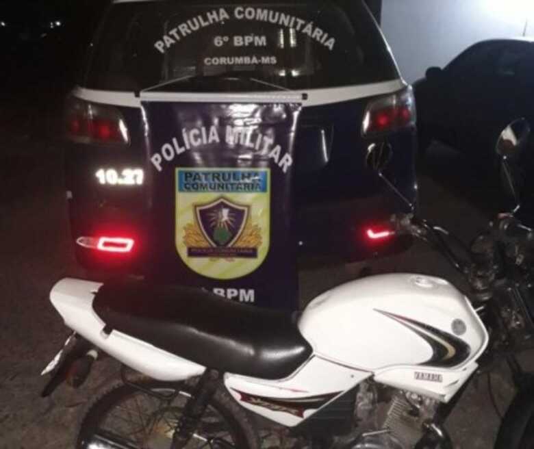 Moto havia sido roubada h&aacute; uma semana