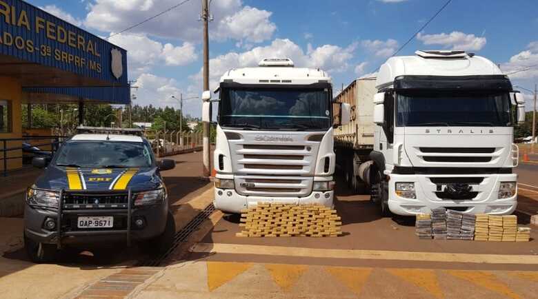 Apreensão de 170 kg de cocaína pela PRF