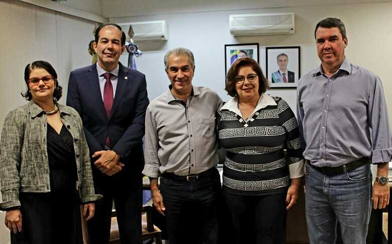 Patrícia Elias de Oliveira, Fábio Rogério, Reinaldo Azambuja, Valdirene Gaetani Faria e  Eduardo Riedel
