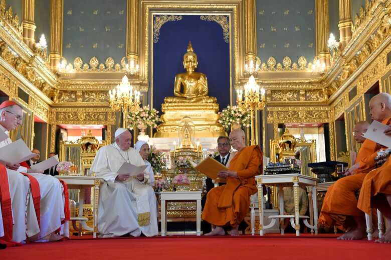 Papa Francisco manifestou o desejo de aprofundar o diálogo entre a Igreja Católica e os budistas