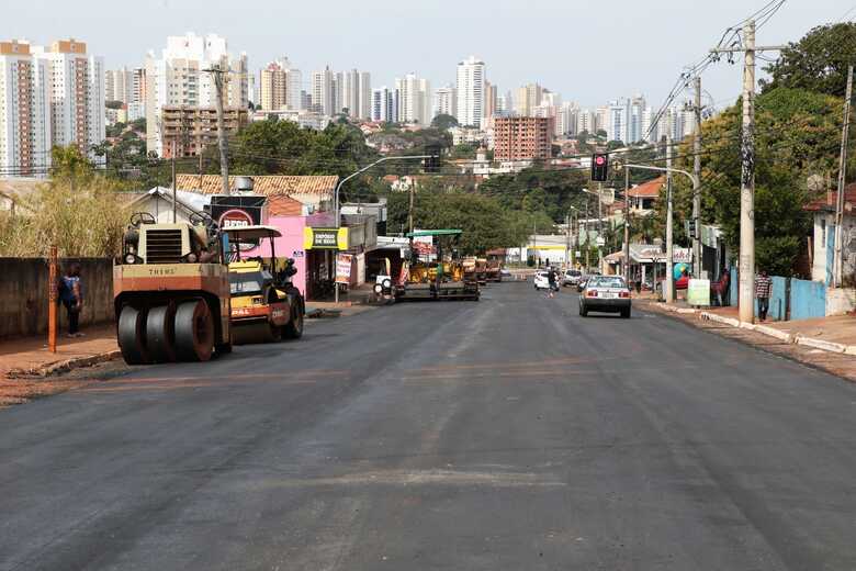 Pavimentação das ruas de Campo Grande