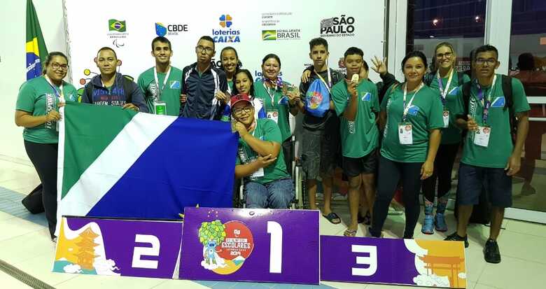 Equipe de atletas do Mato Grosso do Sul nas Paralimpíadas