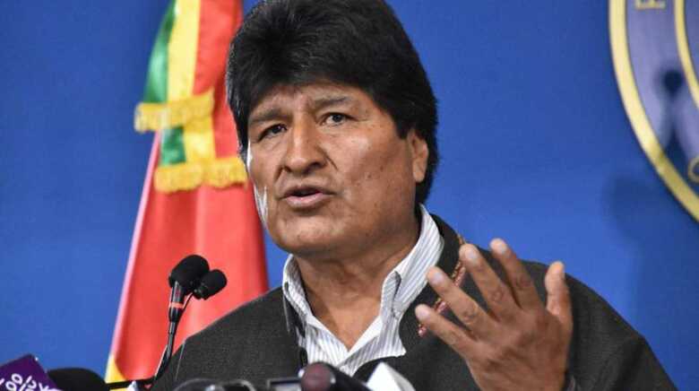 Atual presidente da Bolívia, Evo Morales