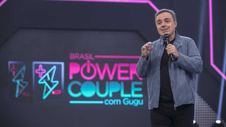 Gugu na apresentação do Power Couple Brasil