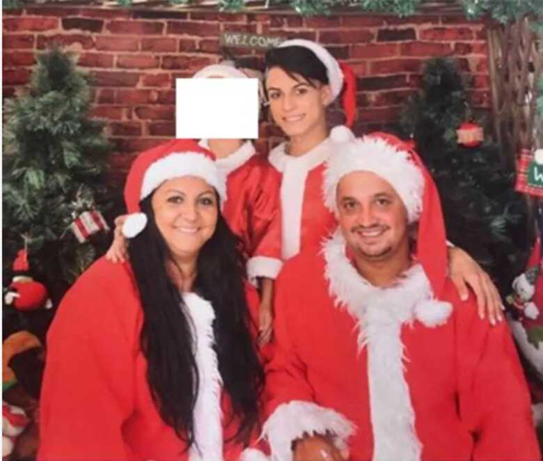 Foto tirada no último natal e publicada nas redes sociais de Itaberli