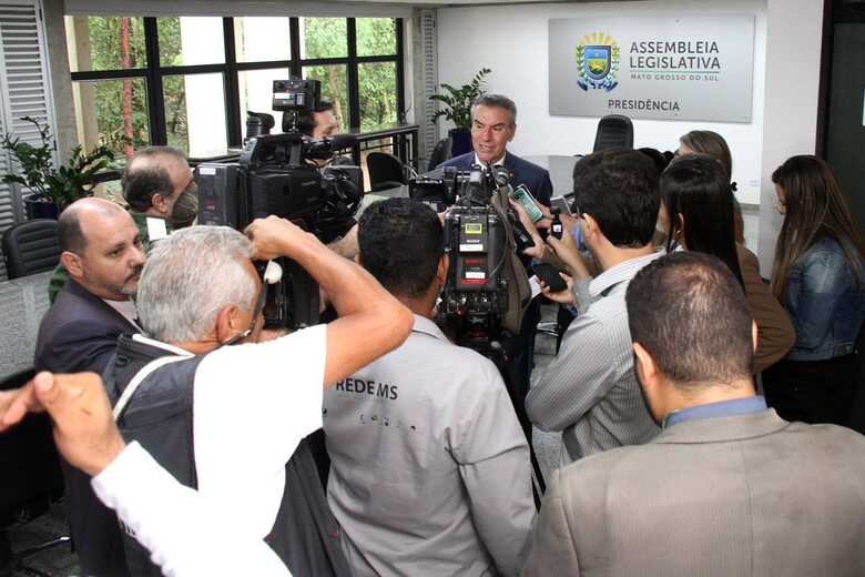Paulo Corrêa apresentou o balanço durante coletiva de imprensa na Sala da Presidência