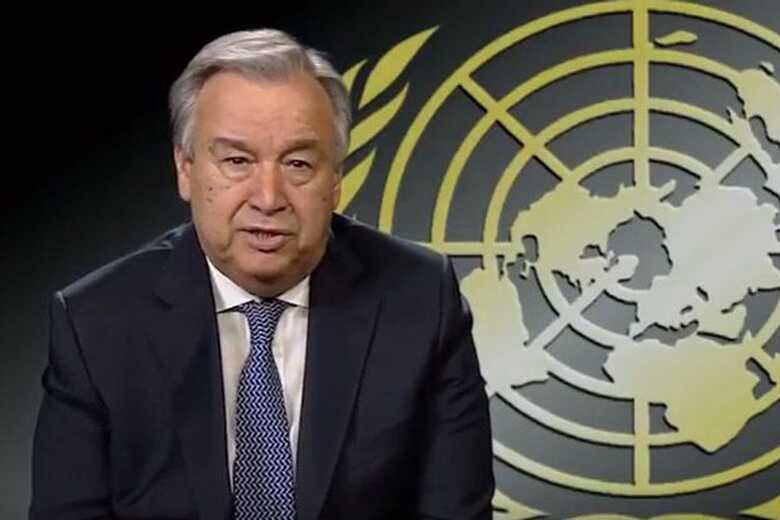 Ant&oacute;nio Guterres, o secret&aacute;rio-geral da ONU