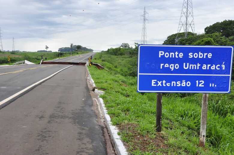 Garcia disse que o trecho estava sendo monitorado pela secretaria de Infraestrutura