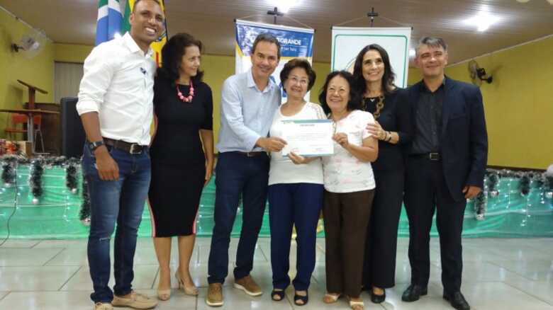 Ademar Vieira J&uacute;nior, com os integrantes que realizar&atilde;o o curso, Marquinhos Trad, CarlaStephanini e Cleiton Freitas Franco