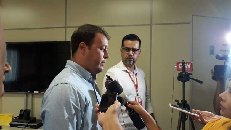 O secretário de Fazenda, Felipe Matos