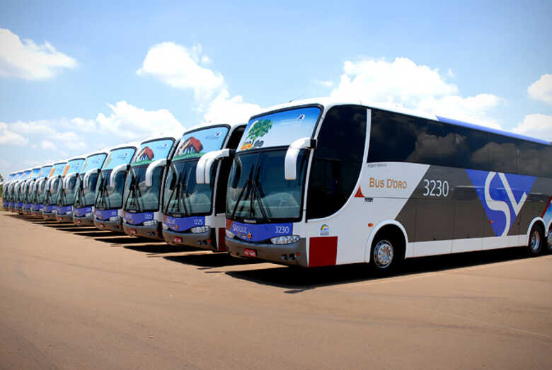 Frota de &ocirc;nibus da Via&ccedil;&atilde;o S&atilde;o Luiz