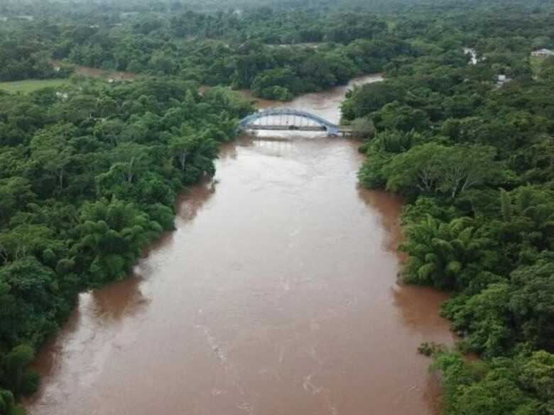 Imagem aérea do Rio Miranda, onde o corpo foi encontrado