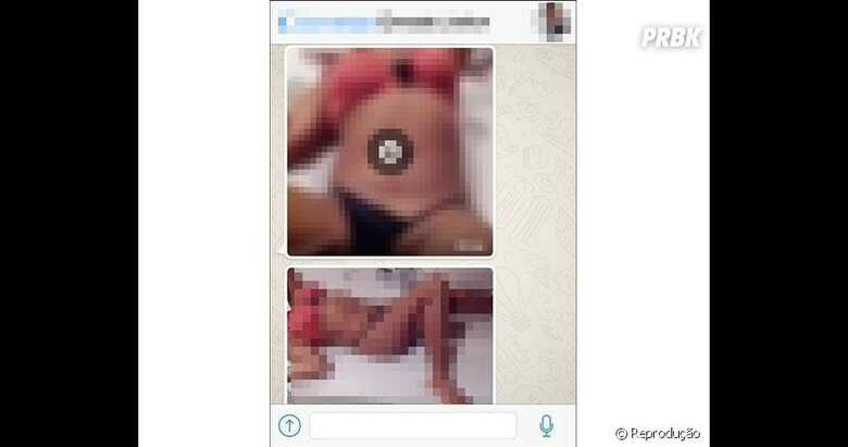 A jovem teve fotos nuas enviadas em grupos de WhatsApp