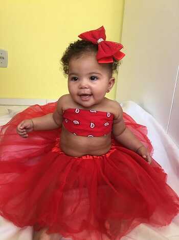 Malu Carvalho Ara&uacute;jo completaria um ano no dia 7 de fevereiro