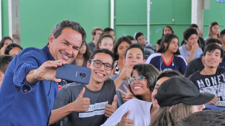 “Investir no jovem, é garantir um mundo melhor para os nossos filhos", afirmou o prefeito de Campo Grande, Marquinhos Trad