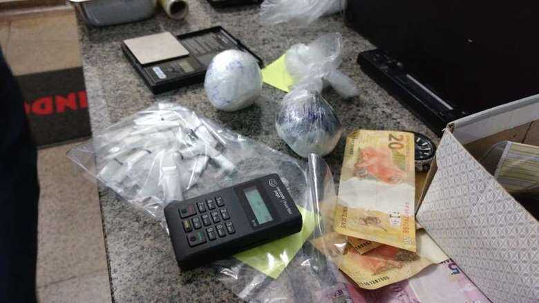 Objetos apreendidos pelos agentes do SIG