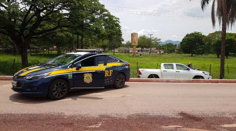 Veículo tinha placas de Corumbá, mas é de outro estado