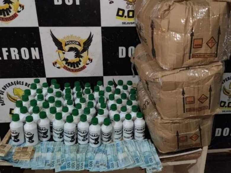 a mulher contou que pegou o explosivo em Puerto Suarez, na Bol&iacute;via,