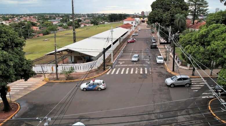 Avenida Calógeras com a Mato Grosso, onde acontecerá o desfile de bloquinhos