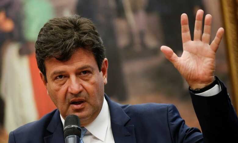 O ministro da Sa&uacute;de, Luiz Henrique Mandetta