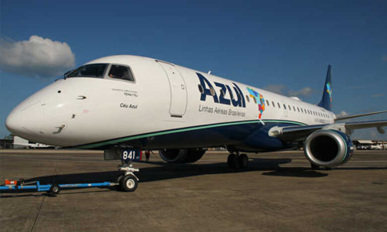 Azul vai operar 70 voos diretos por dia, queda de 90%