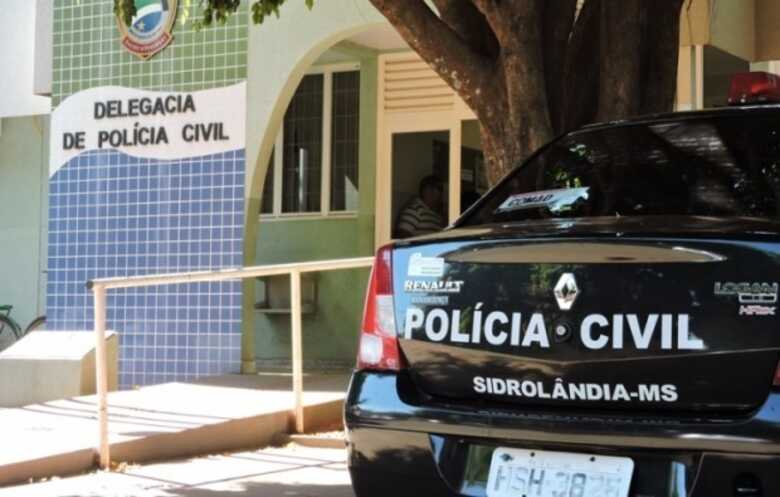 O caso foi registrado na Delegacia de Polícia de Sidrolândia