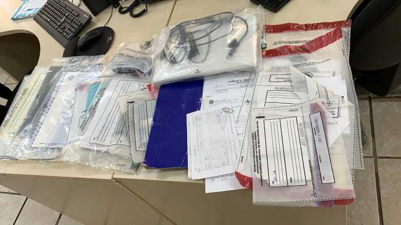 Documentos apreendidos na opera&ccedil;&atilde;o Spollium