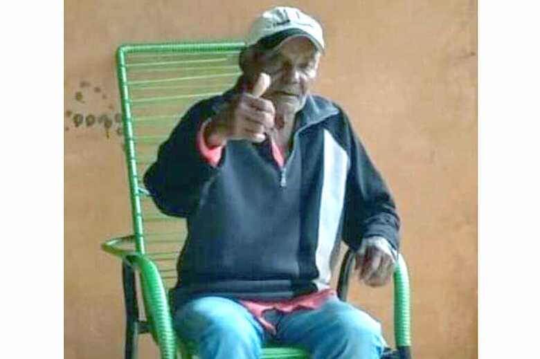 Manoel Francisco da Silva, o idoso é morador de Vicentina
