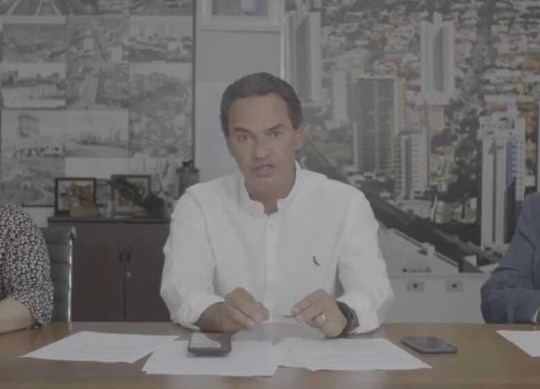 O prefeito Marquinhos Trad