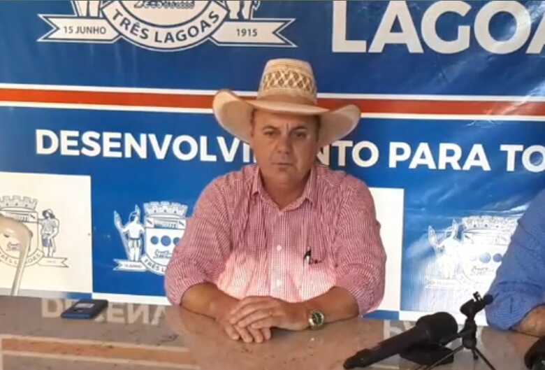 O prefeito de Três Lagoas, Angelo Gerreiro