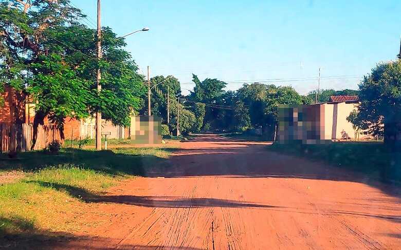 Rua onde o crime aoconteceu