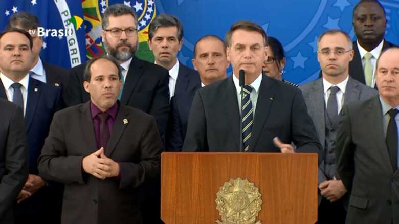 Discurso do presidente foi realizado no Palácio do Planalto