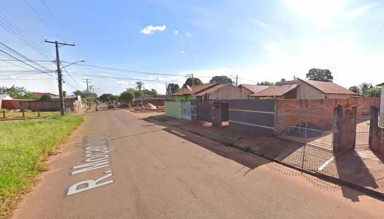 Resid&ecirc;ncia onde o ataque aconteceu