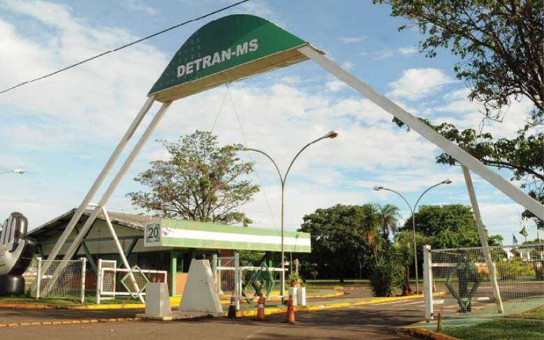 Entrada do Detran-MS em Campo Grande