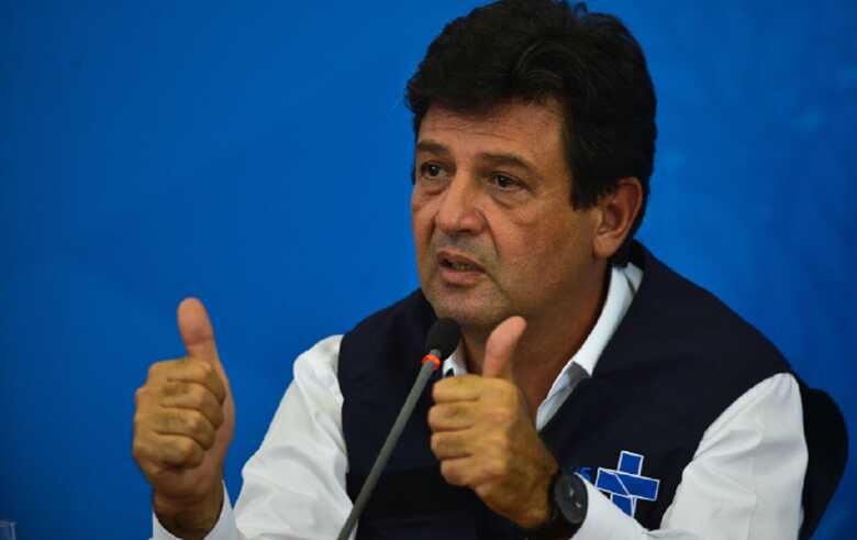 O ministro da Sa&uacute;de, Luiz Henrique Mandetta