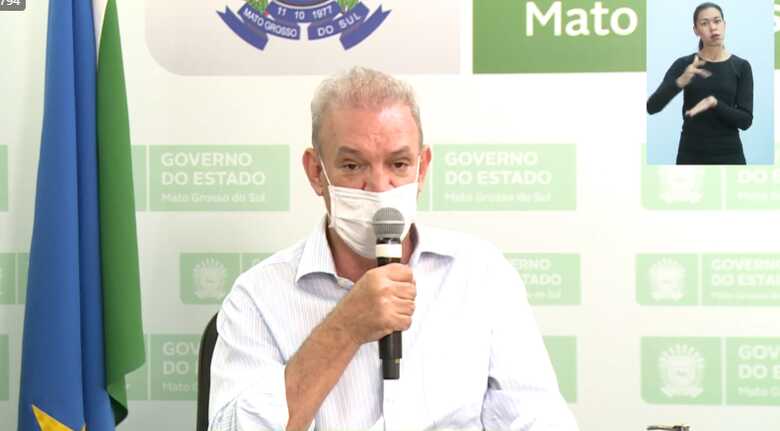 O secret&aacute;rio de Sa&uacute;de, Geraldo Resende