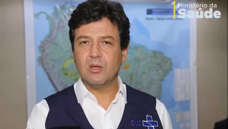 Luiz Henrique Mandetta informou em vídeo a liberação do recurso para os governos estaduais e municipais