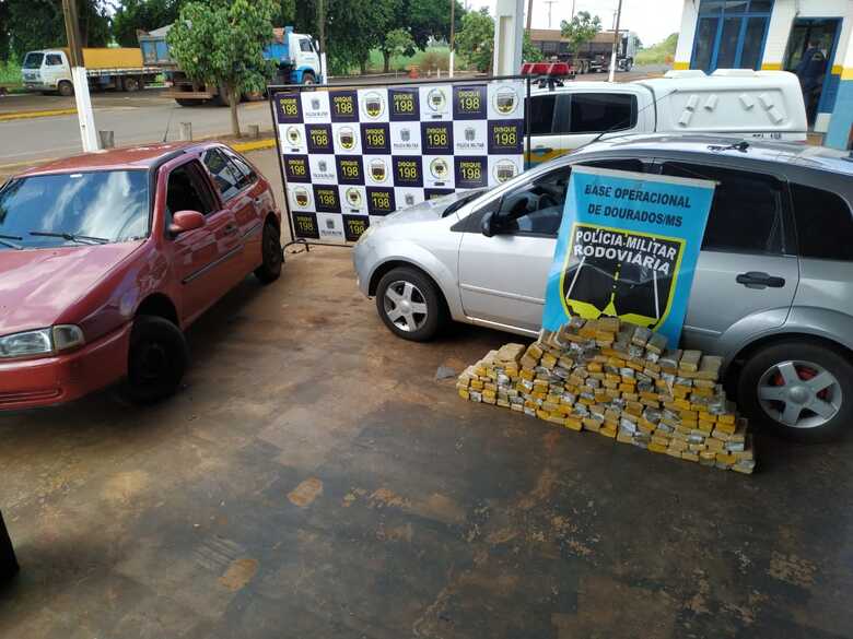 Ao todo foram encontrados 80kg de maconha