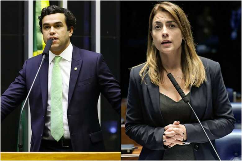 Na esquerda o deputado deferal Beto Pereira, na direita a senadora Soraya Thronicke