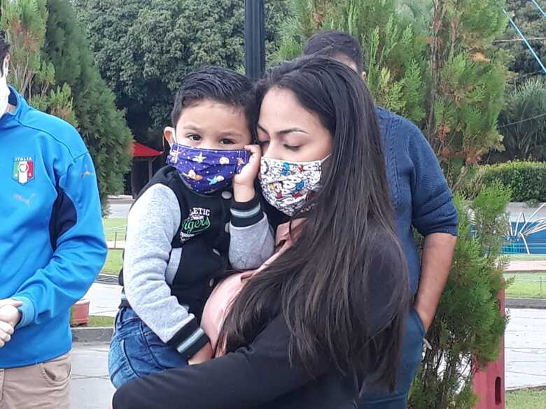 Karinne Baron, esposa do motorista de aplicativo, Rafael Baron