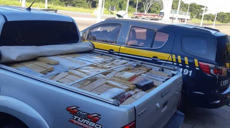 Caminhonete apreendida tinha registro de furto