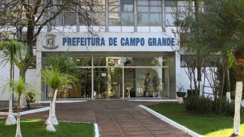 Fachada da Prefeitura de Campo Grande