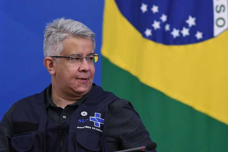 Na foto, o secretário nacional de vigilância do Ministério da Saúde, Wanderson de Oliveira