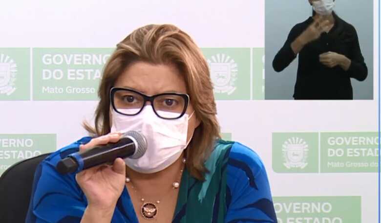 Na foto a secretária-adjunta de Saúde de MS, Christine Maymone