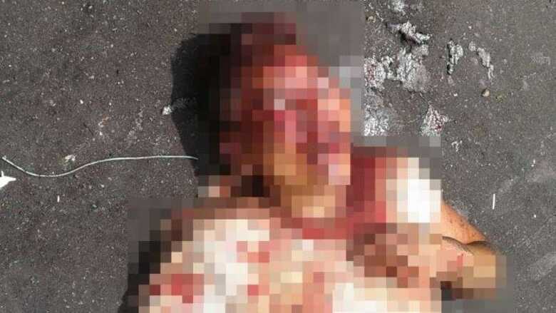 Autor foi amarrado e linchado até a chegada da polícia