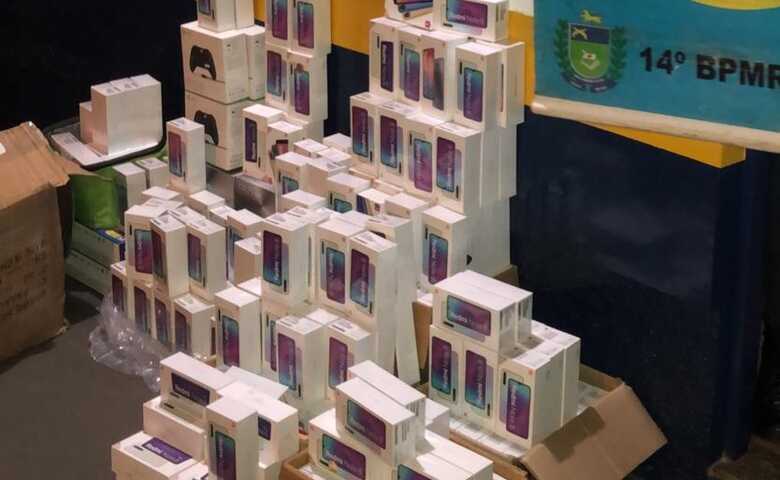 A carga foi apreendida pela Pol&iacute;cia Militar Rodovi&aacute;ria