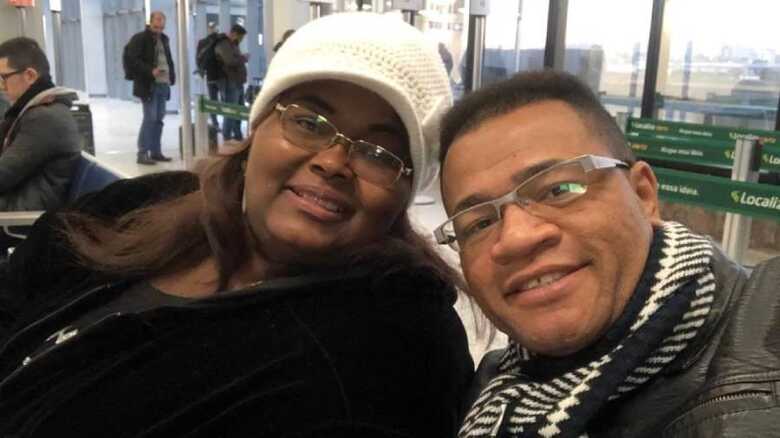 Fabiana Anast&aacute;cio e o pastor Ruben Nascimento